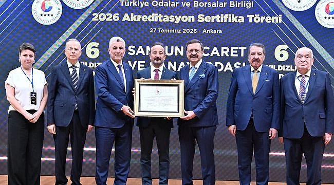 Samsun TSO'nun Akreditasyon Gururu