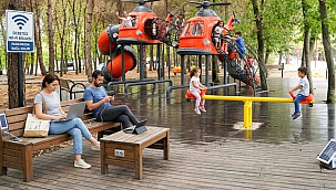 Canik'in Parklarında Ücretsiz İnternet Hizmeti!