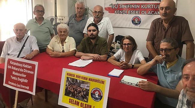 Maden İşçilerine Karadeniz'den Destek