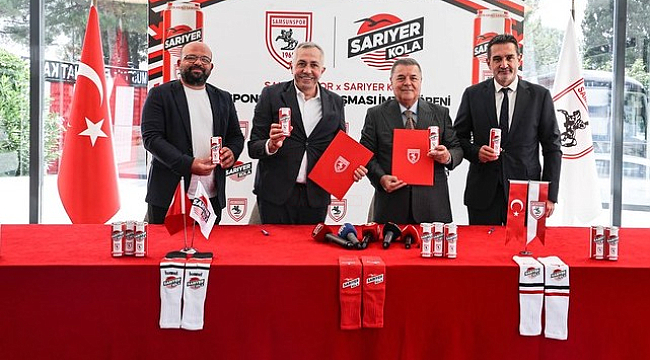 Samsunspor İle Sarıyer Kola Arasında Sponsorluk Anlaşması İmzalandı!