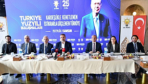AK Parti Samsun, Tüm İlçelerde 'Türkiye Yüzyılı Buluşmaları' İçin Sahada!
