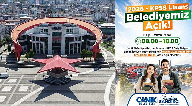 Canik Belediyesi'nden KPSS Nöbeti