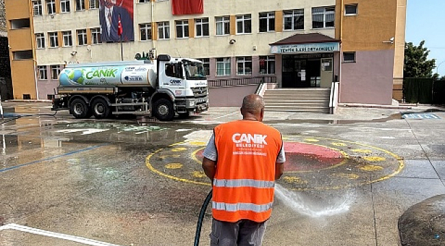 Canik'te Okullar Yeni Eğitim Yılına Hazırlanıyor!