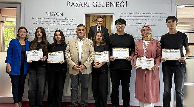 Canik Uğur Okulları Fen Lisesi'nden Uluslararası Başarı