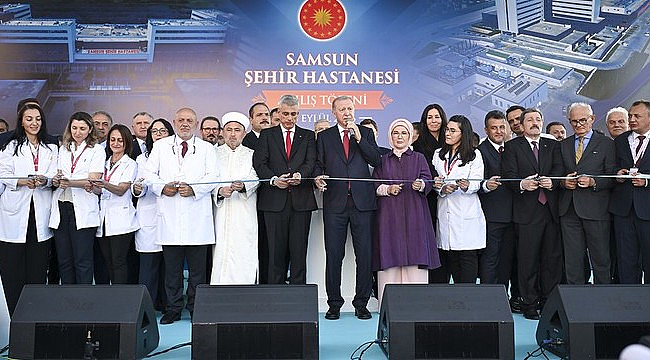 Cumhurbaşkanı Erdoğan'ın Katılımıyla Samsun Şehir Hastanesi Açıldı!