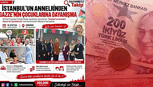 İstanbul'un Annelerinden Gazze'nin Çocuklarına Dayanışma