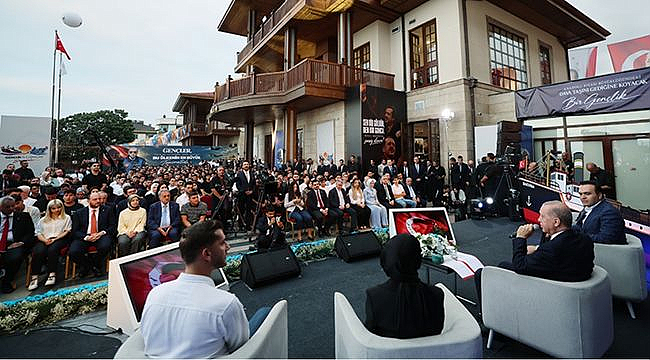 Petek Genç Cumhurbaşkanı Erdoğan'ı Ağırladı