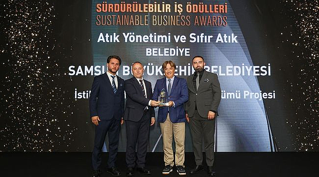 Samsun Büyükşehir Belediyesi'ne Bir Ödül Daha!