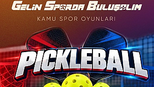 Samsun'da Kamu Çalışanları Pickleball Sahasında Buluşuyor!