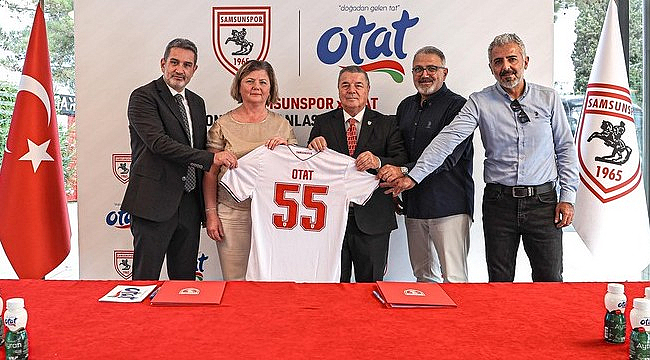 Samsunspor, Otat İle Sponsorluk Anlaşmasını Yeniledi!