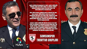 Samsunspor Taraftar Gruplarından Hoşgeldiniz ve Veda Mesajı!