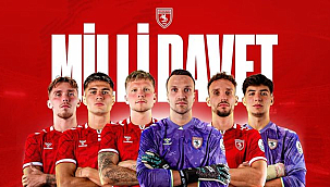 Samsunspor'un 6 Futbolcusuna Millî Davet!