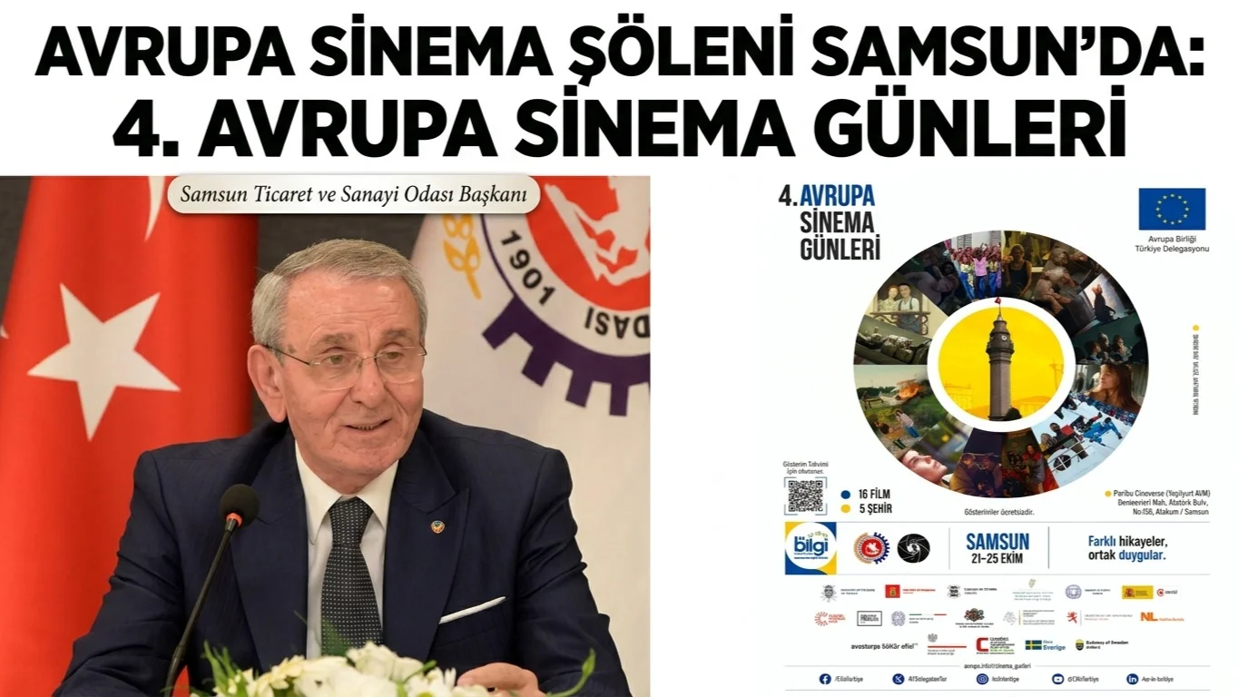 Avrupa’dan 15 Film Samsunlu Sinemaseverlerle Buluşacak!