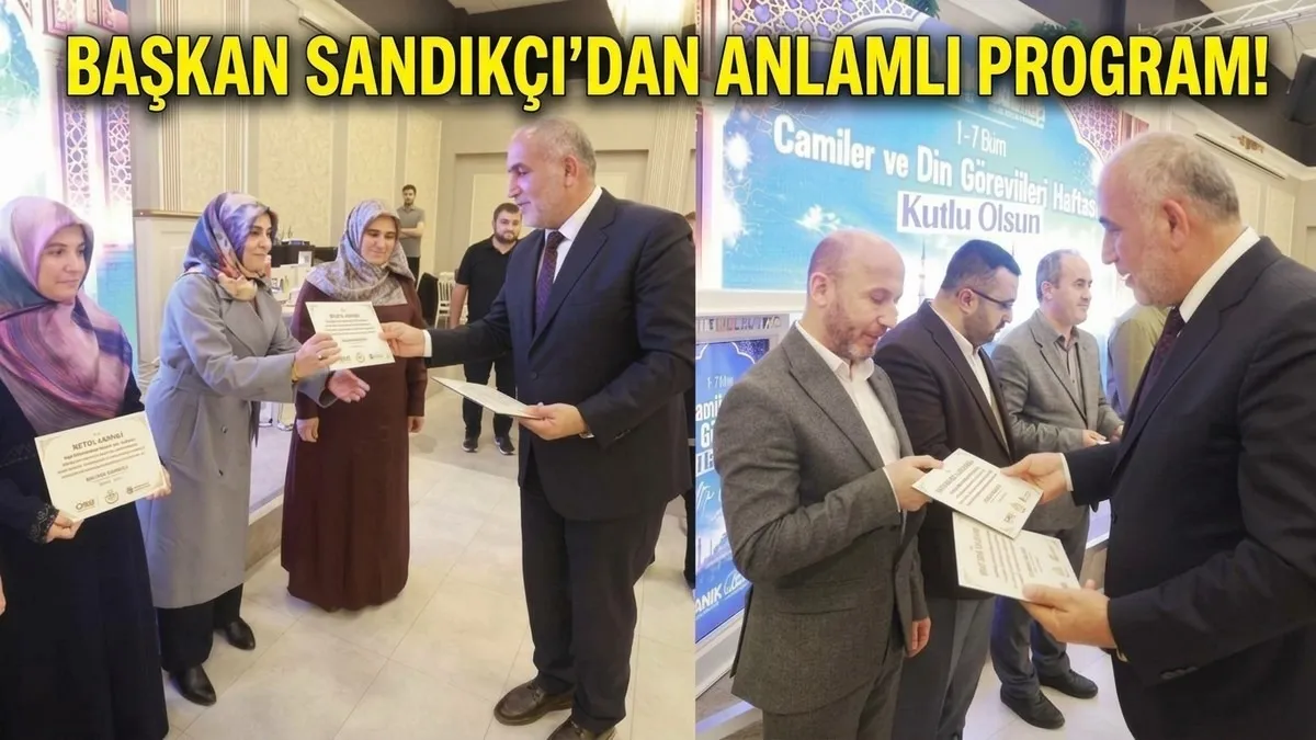 Başkan Sandıkçı Din Görevlileriyle Buluştu!