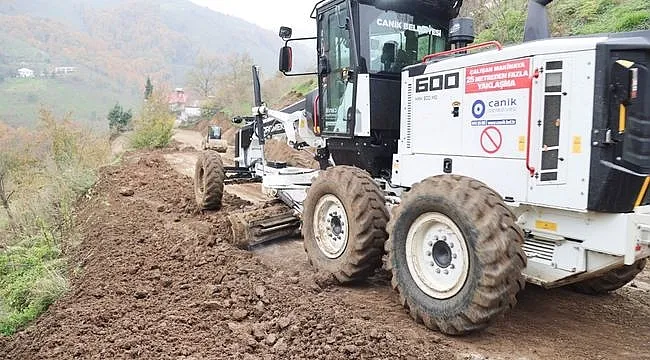 Canik'te Kırsalda Ulaşım Atağı