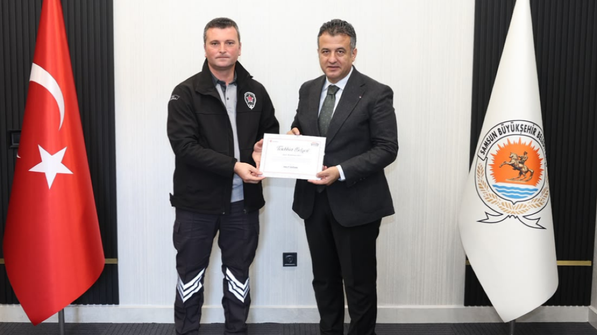 Hayat Kurtaran Personele Başkan Doğan’dan Teşekkür!