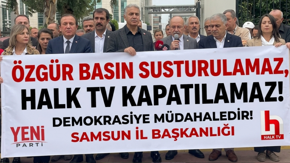 Samsun Yeni Parti İl Başkanı Özdağ'dan Halk TV Kapatılamaz Açıklaması!