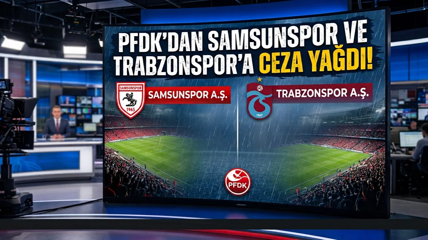 PFDK’dan Samsunspor ve Trabzonspor’a Ceza Yağdı!