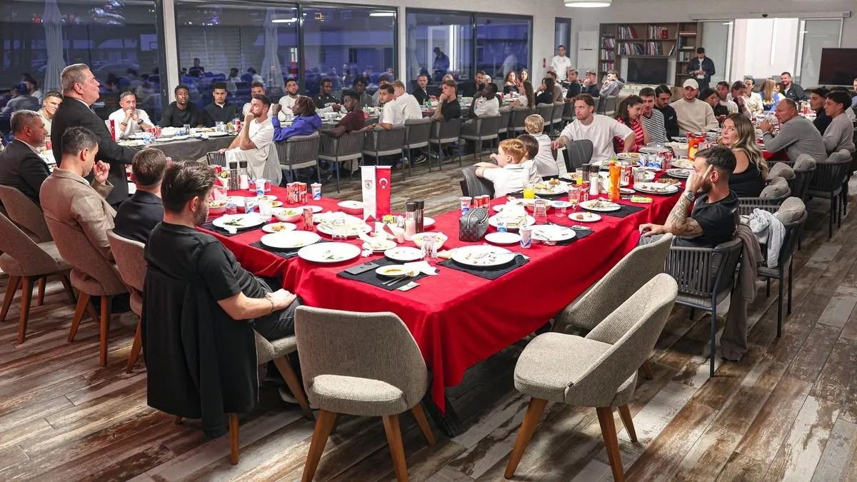 Samsunspor Takımı Aile Yemeğinde Bir Araya Geldi!