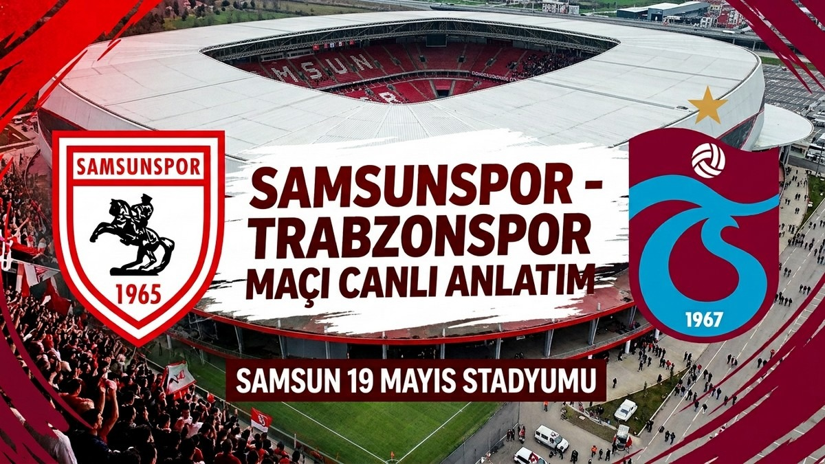 Samsunspor - Trabzonspor Maçı Stadyumdan Canlı Anlatım!