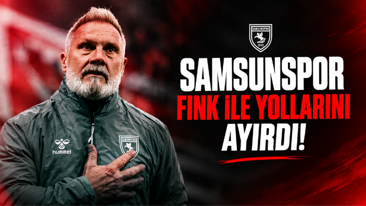 Samsunspor'da Fink Dönemi Bitti!
